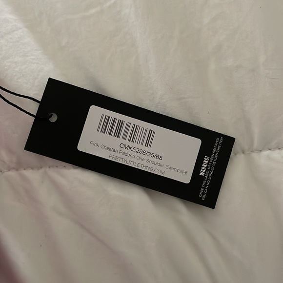 Pretty Little Thing Pink Cheetah Swimsuit - Picture 5 of 5